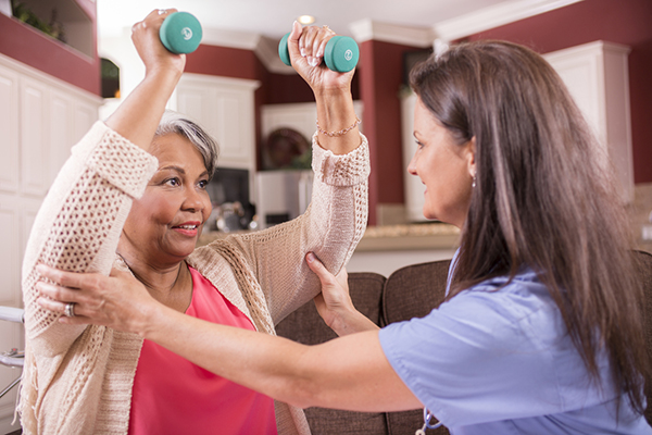 senior exercise - home health care saginaw mi